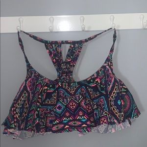 multi color bathing suit top